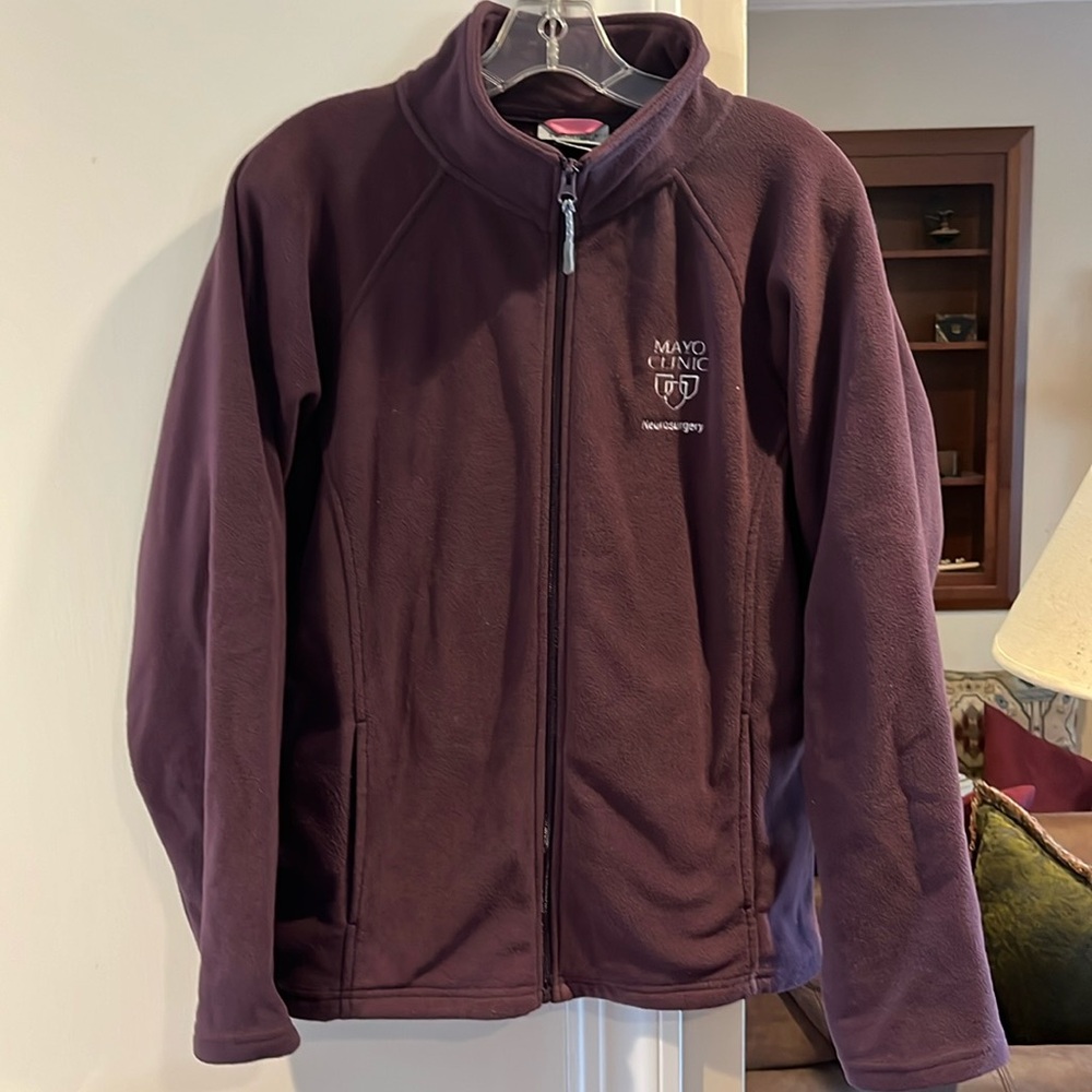 Fleece zippered jacket